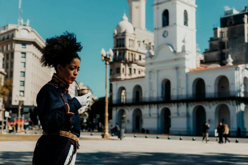 Colonial Soldier at Cabildo Buenos Aires